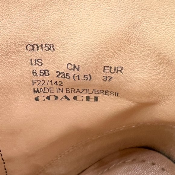 COACH Olivia Signature Jacquard Ankle Booties - Picture 9 of 13